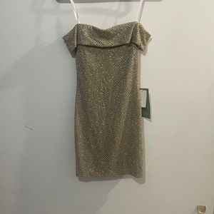 Rainbow glitter skin tone dress